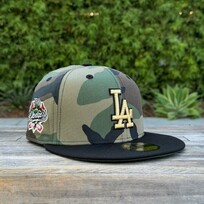 New Era LA Camo/Black Gold 100th