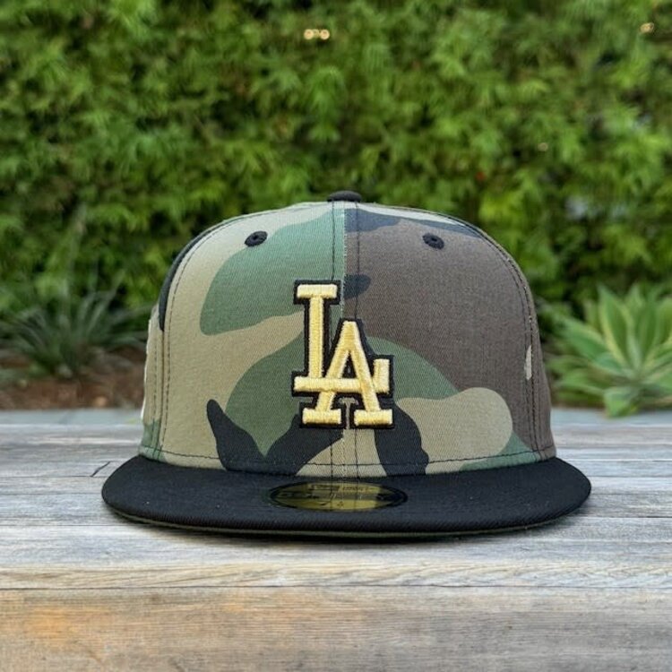 New Era LA Camo/Black Gold 100th