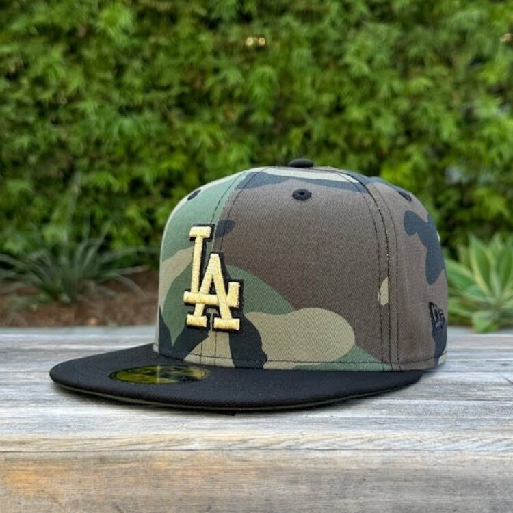 New Era LA Camo/Black Gold 100th