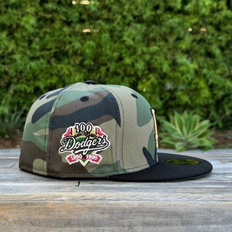 New Era LA Camo/Black Gold 100th