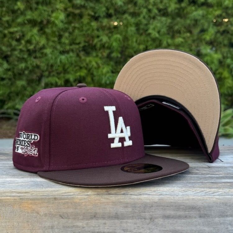 New Era LA Maroon/Brown 1981 Tan UV