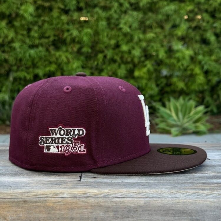 New Era LA Maroon/Brown 1981 Tan UV