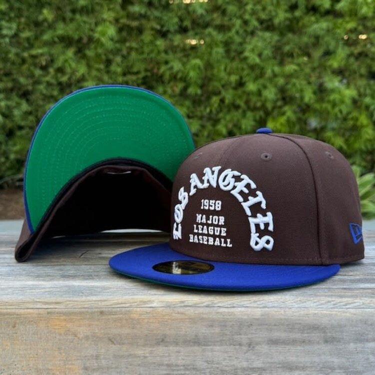 New Era LA Brown/Royal Old English Arch