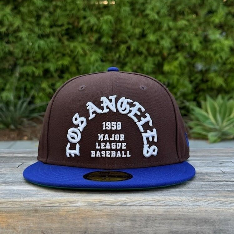 New Era LA Brown/Royal Old English Arch