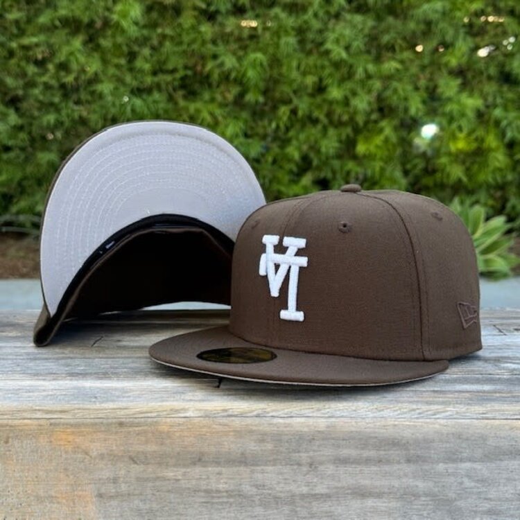 New Era LA Upside Down Brown