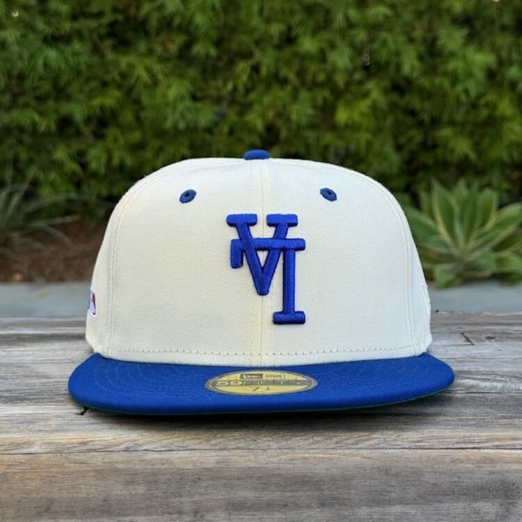 New Era LA Upside Down Ivory/Royal