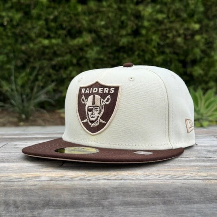 New Era Raiders Ivory/Brown Shield