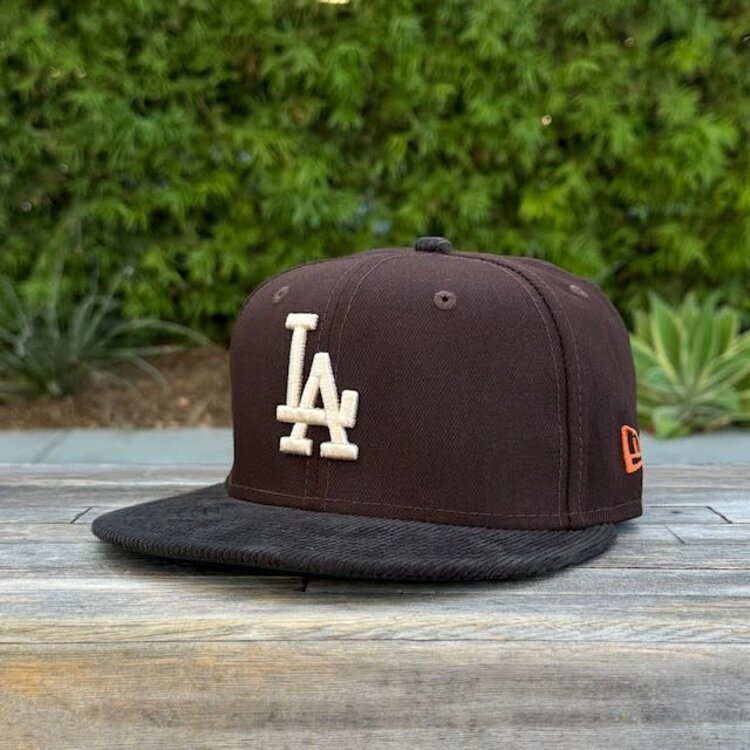New Era LA 100th  Brown/ Black Cord