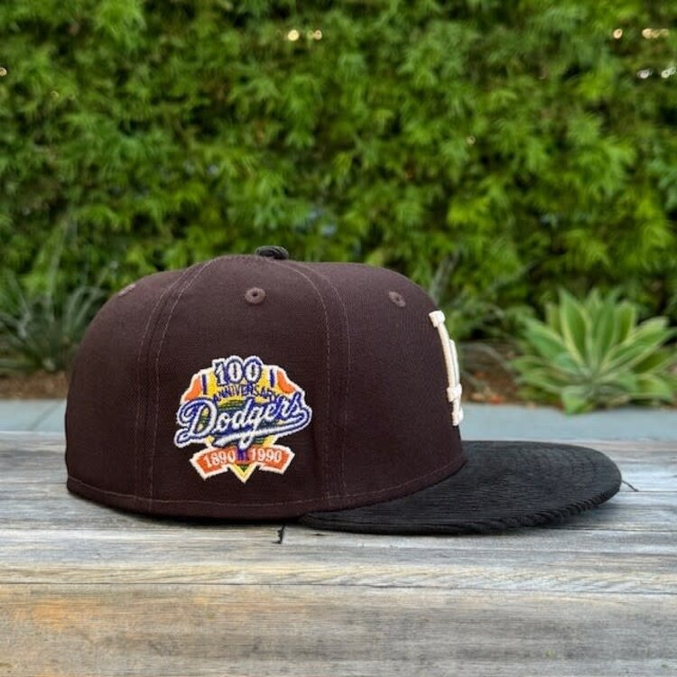 New Era LA 100th  Brown/ Black Cord