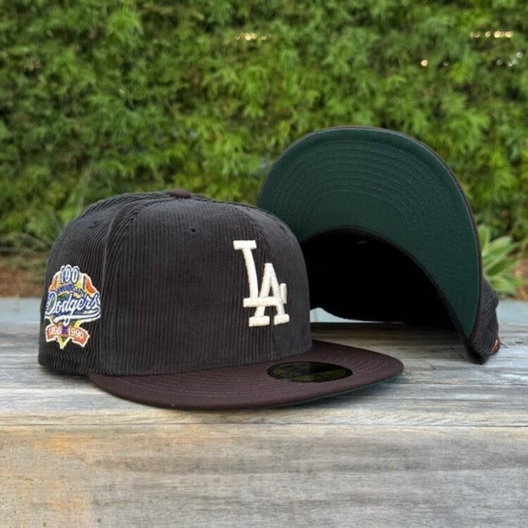 New Era LA 100th Black Cord/Brown
