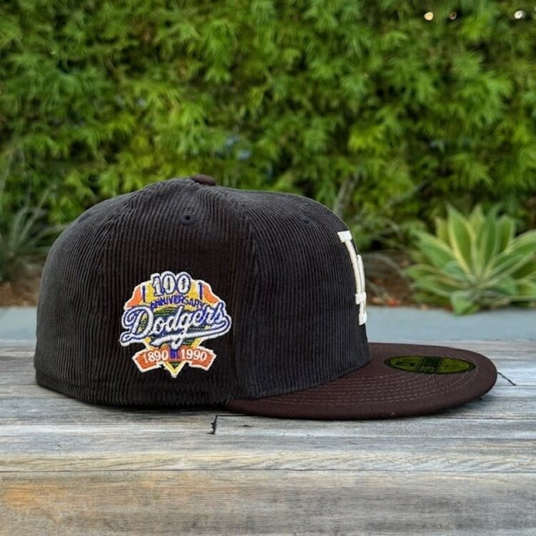 New Era LA 100th Black Cord/Brown
