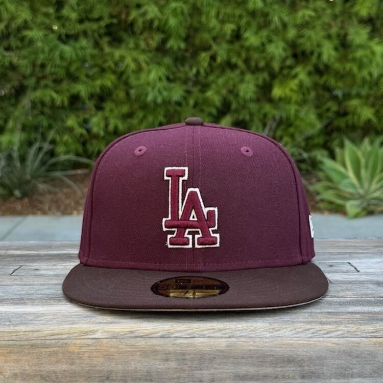 New Era LA Maroon/Brown Tan UV