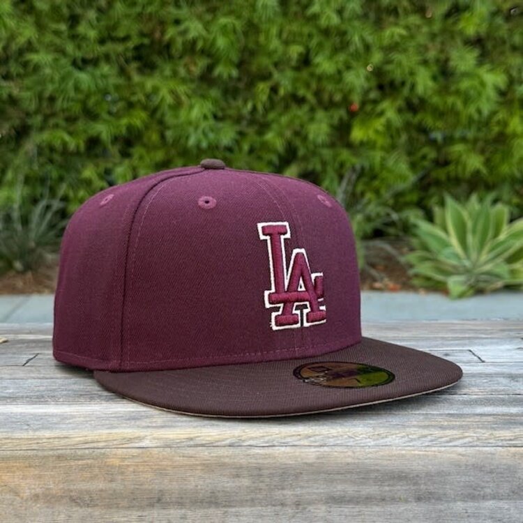 New Era LA Maroon/Brown Tan UV