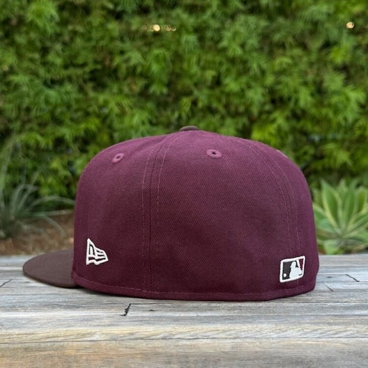 New Era LA Maroon/Brown Tan UV