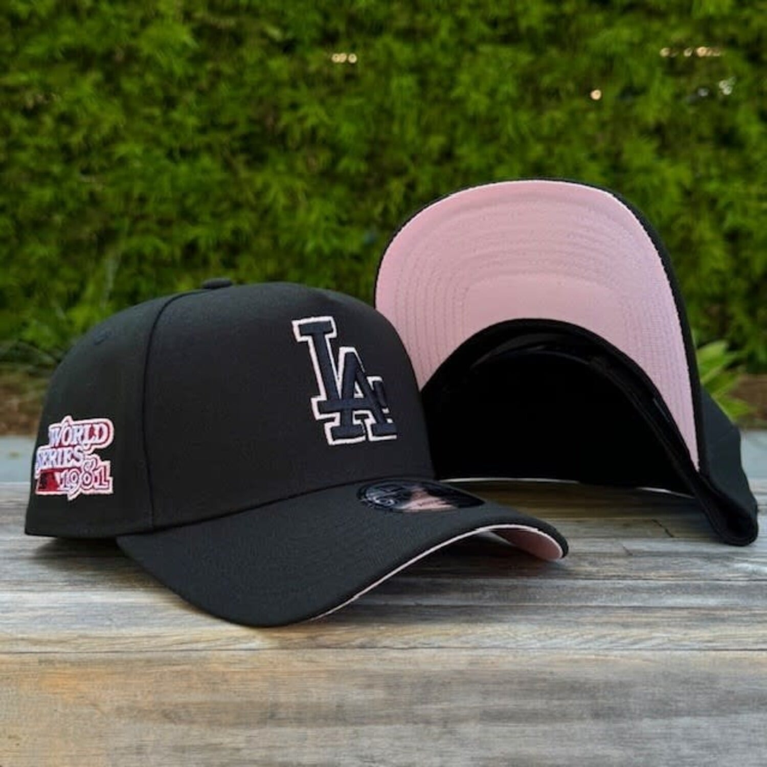 LA 1981 WS Black Pink Outline Pink UV 940AF - The Locker Room of