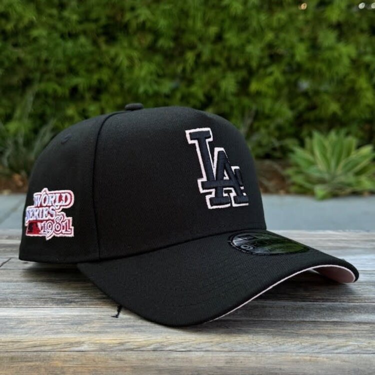 New Era LA 1981 WS Black Pink Outline Pink UV 940 A-Frame