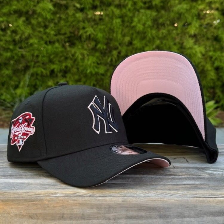 New Era Yankees 2000 WS Black Pink Outline Pink UV 940 A-Frame