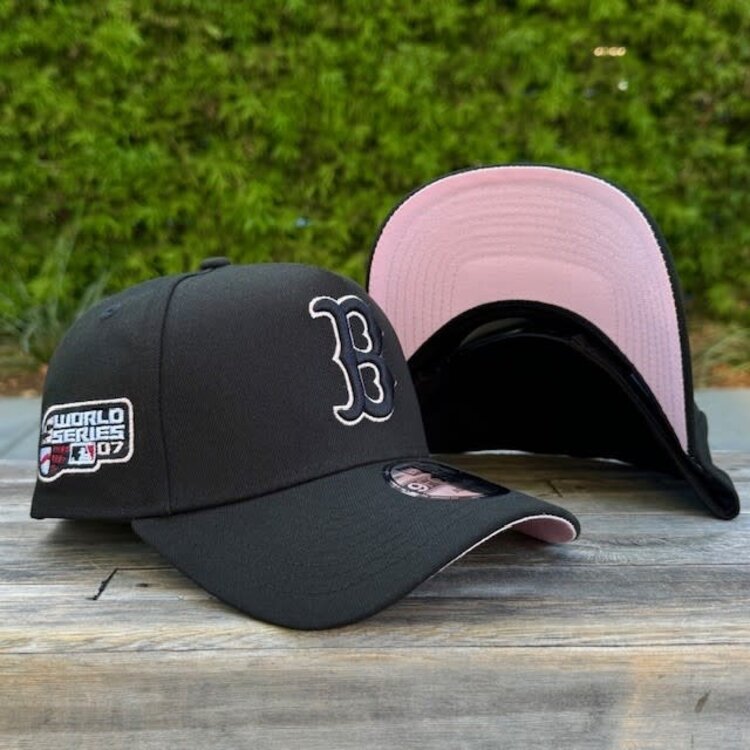 New Era Boston 2007 WS Black Pink Outline Pink UV 940 A-Frame