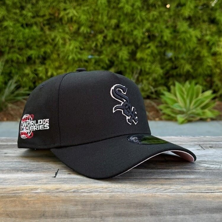 New Era White Sox 2005 WS Black Pink Outline Pink UV 940 A-Frame