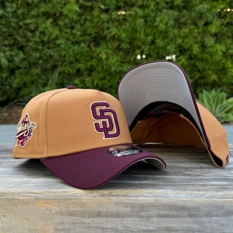 New Era SD Padres 1998 WS Bronze/Maroon 940 A-Frame