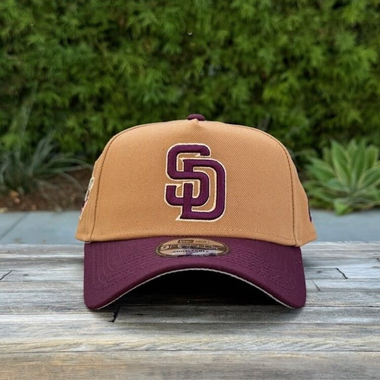 New Era SD Padres 1998 WS Bronze/Maroon 940 A-Frame