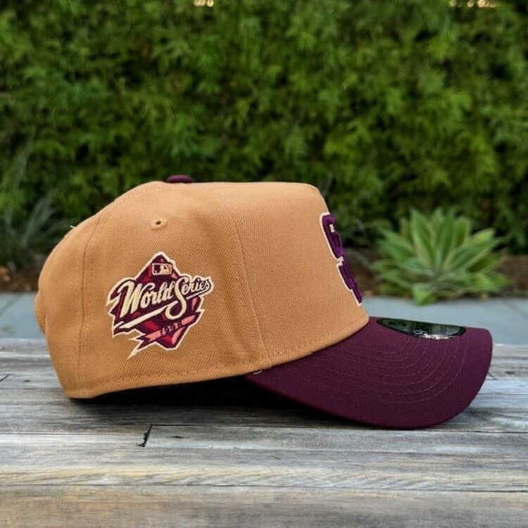 New Era SD Padres 1998 WS Bronze/Maroon 940 A-Frame