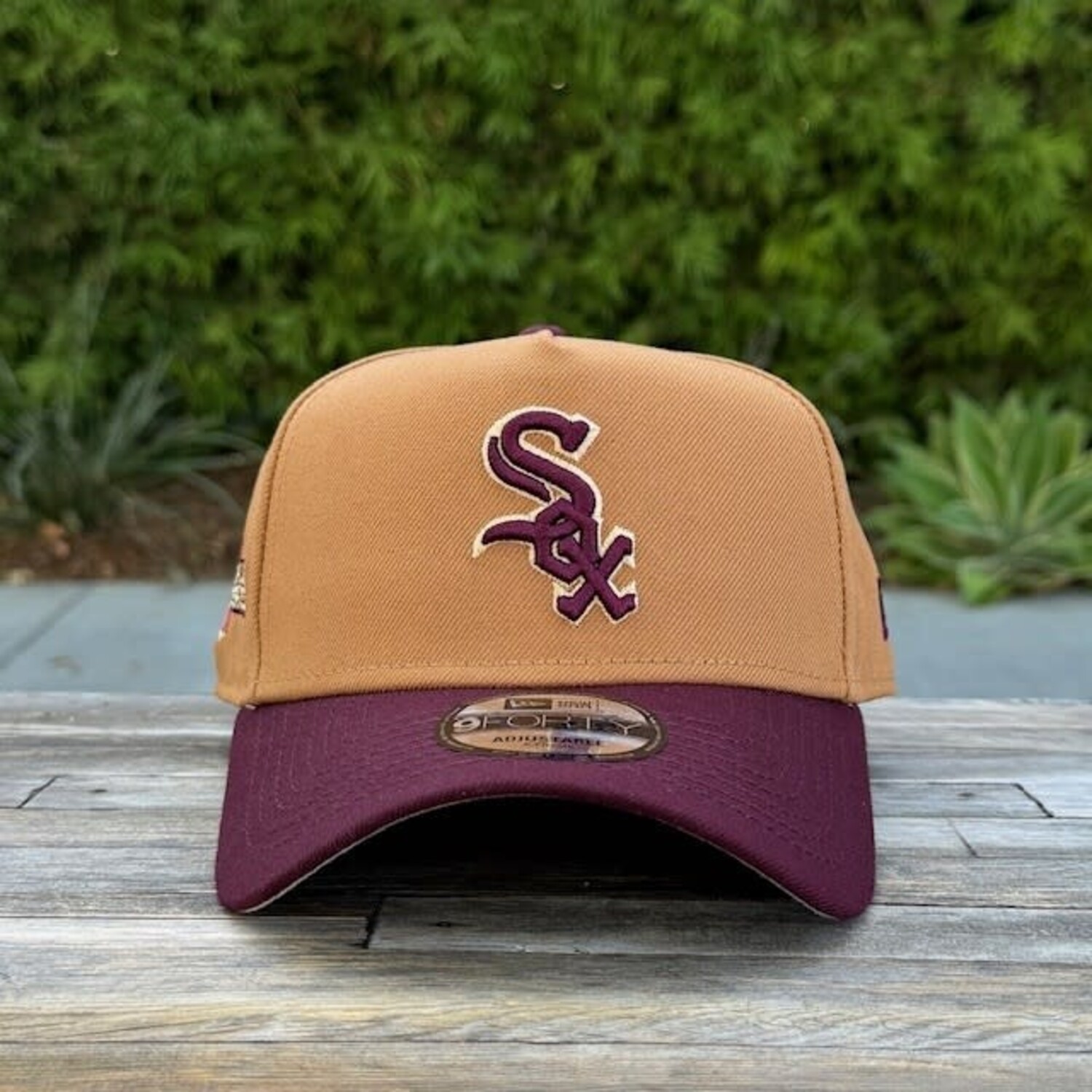 White Sox 2005 WS Bronze/Maroon 940 A-Frame - The Locker Room of