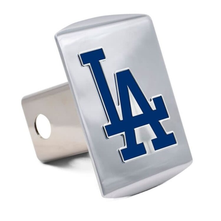 Wincraft Trailer Hitch Cover Chrome Team Logo - MLB LA Dodgers