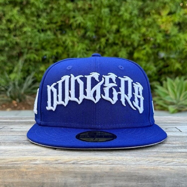New Era LA Dodgers OE Sketch Royal White Gray UV