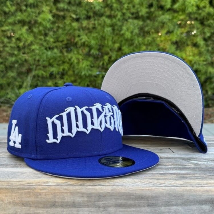 New Era LA Dodgers OE Sketch Royal White Gray UV