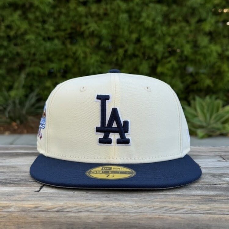 New Era LA Ivory/Navy 100th Anniv SP Gray UV Fitted