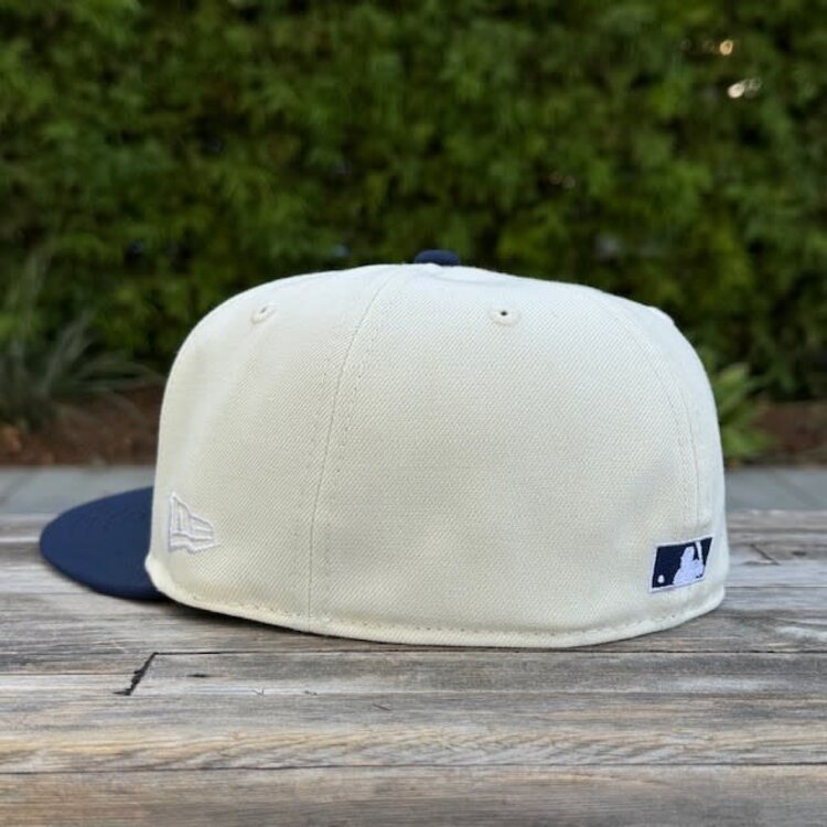 New Era LA Ivory/Navy 100th Anniv SP Gray UV Fitted