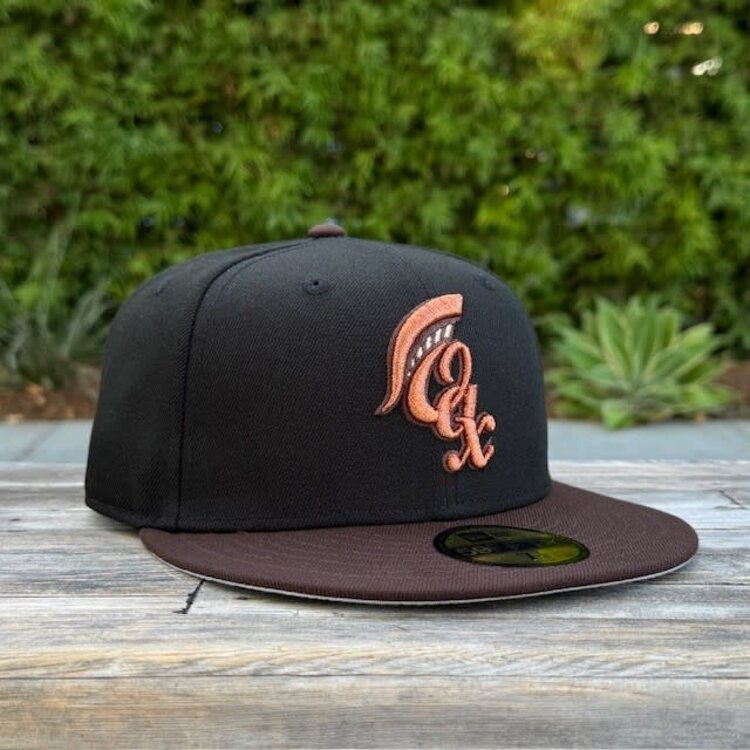 New Era Guerreros OAX Helmet Black/Brown Metallic Copper Fitted