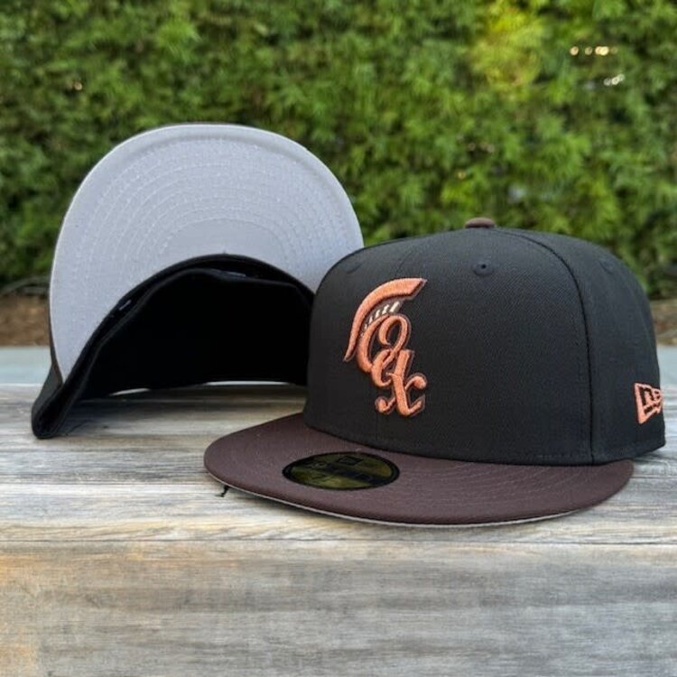 New Era Guerreros OAX Helmet Black/Brown Metallic Copper Fitted