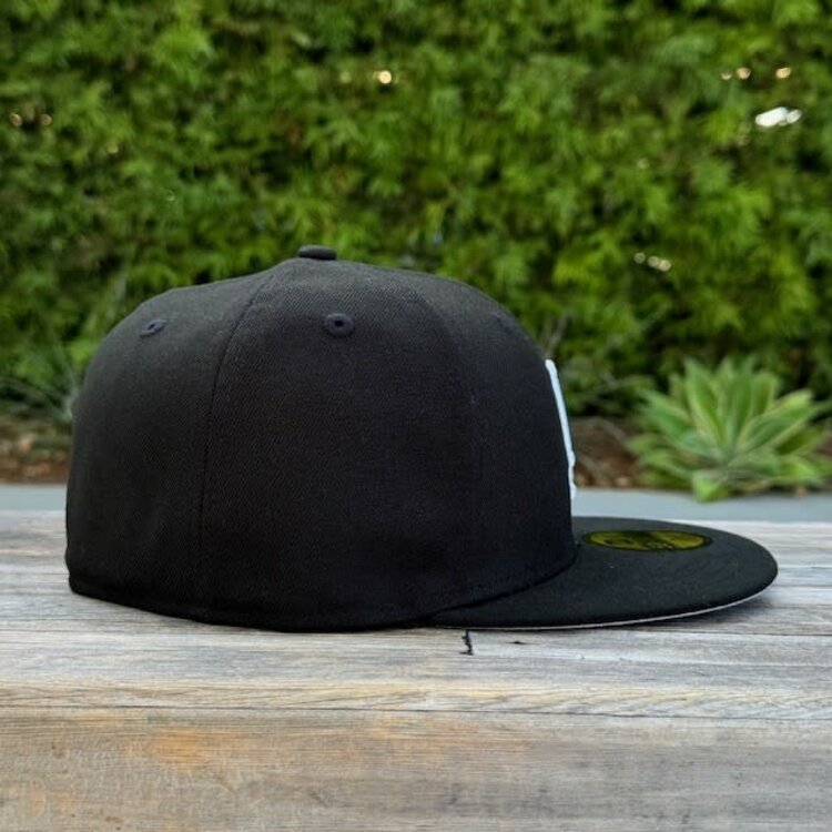 New Era LA BW Side Stem Blue Rose Fitted