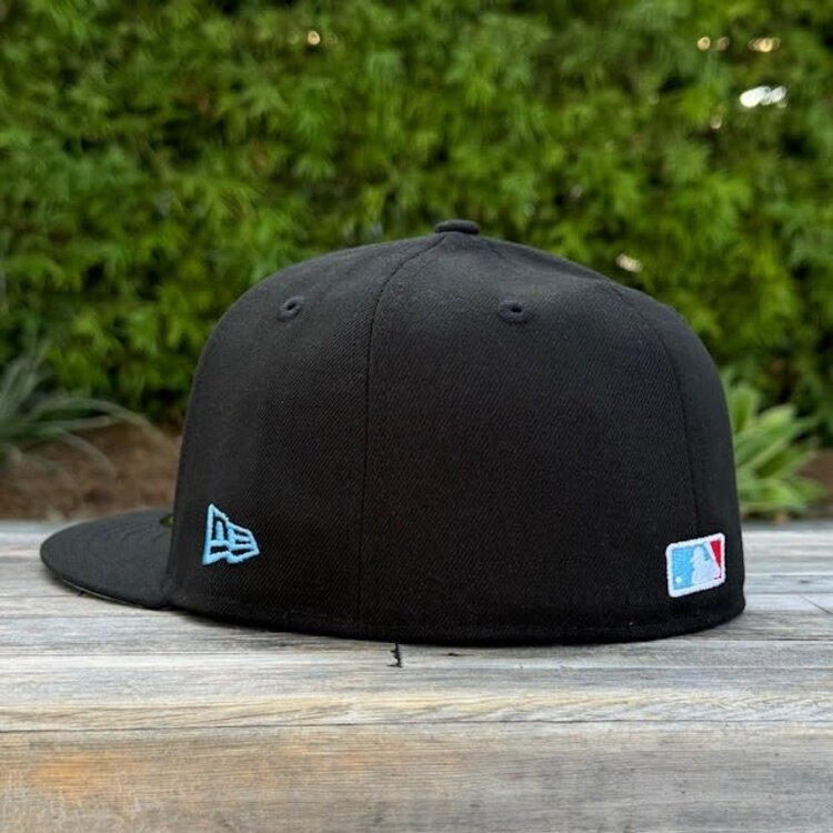 New Era LA BW Full Bloom Blue Rose Fitted