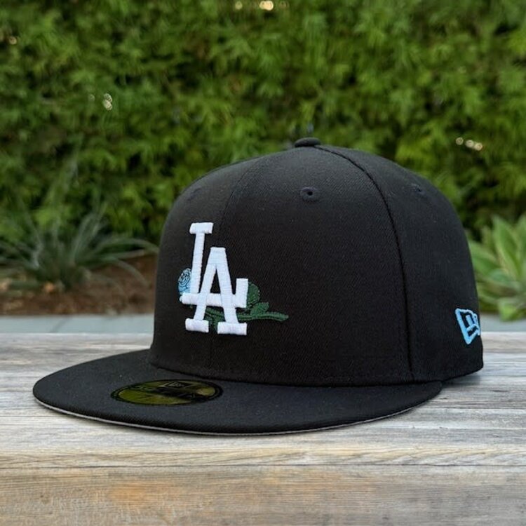 New Era LA BW Stem Blue Rose Fitted