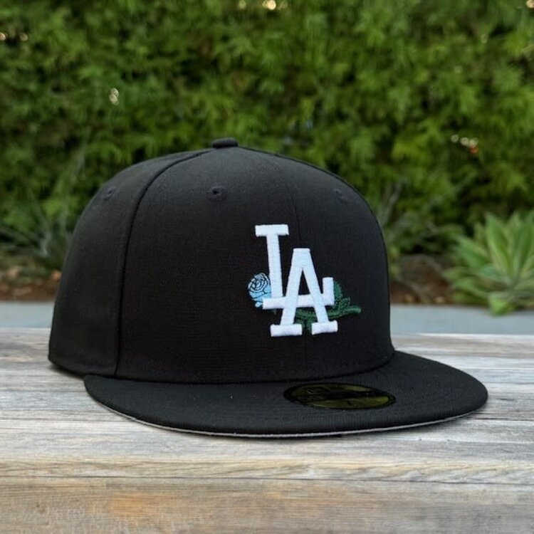 New Era LA BW Stem Blue Rose Fitted