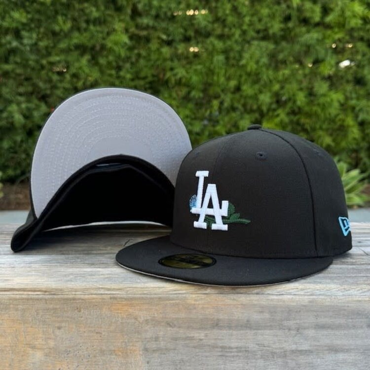 New Era LA BW Stem Blue Rose Fitted