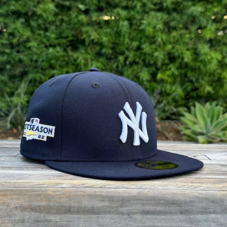 New Era MLB NY Yankees 2022 Postseason Side Patch 5950 Navy