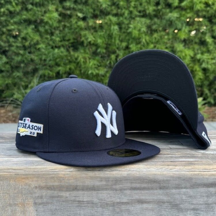New Era MLB NY Yankees 2022 Postseason Side Patch 5950 Navy
