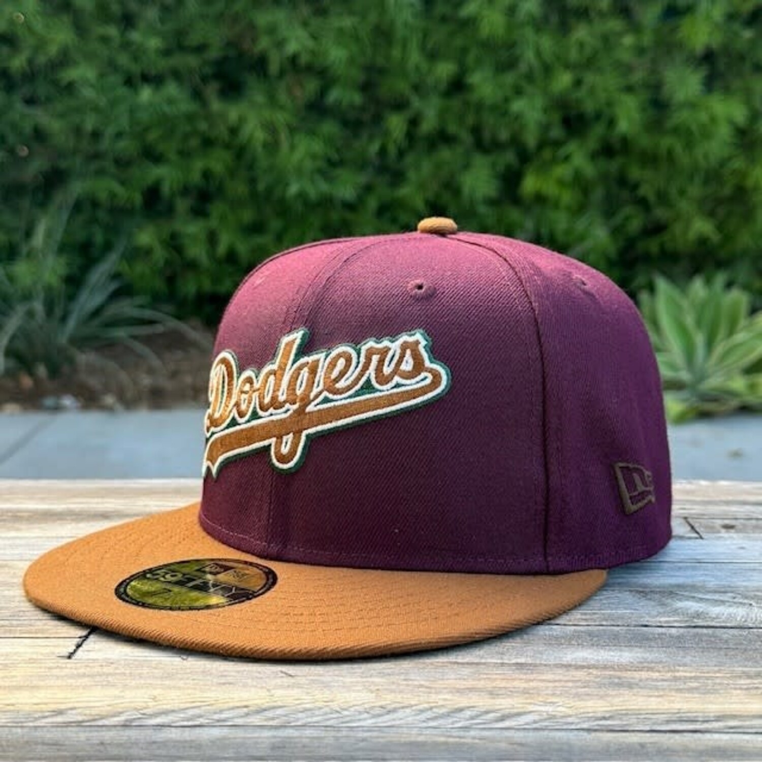 LA Wordmark 60th Maroon/Brown - The Locker Room of Downey