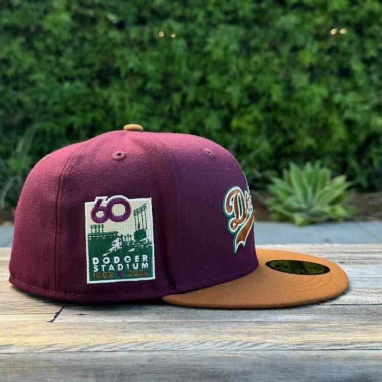 New Era LA Wordmark 60th Maroon/Brown