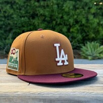 New Era LA Brown/Maroon 60th Anniv