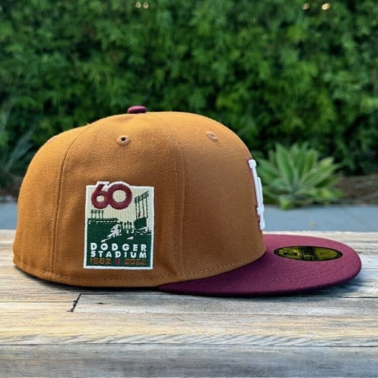 New Era LA Brown/Maroon 60th Anniv