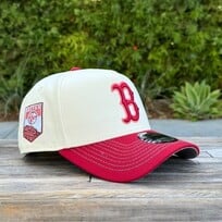 New Era Boston Red Sox Ivory/Dark Red SP 940 A-Frame