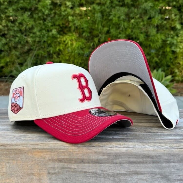 New Era Boston Red Sox Ivory/Dark Red SP 940 A-Frame