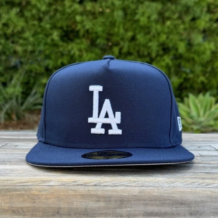 New Era LA Navy 5950 A-Frame Gray UV