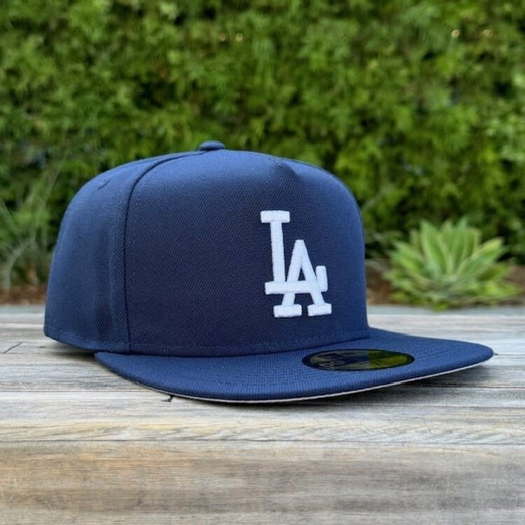 New Era LA Navy 5950 A-Frame Gray UV