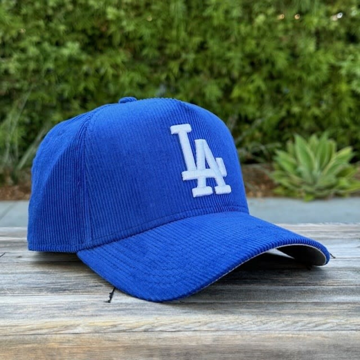 Dodger Bleed Blue Corduroy Hat Los Angeles Dodgers Fitted New Era 59Fifty Fly Ball Blue  main image 2
